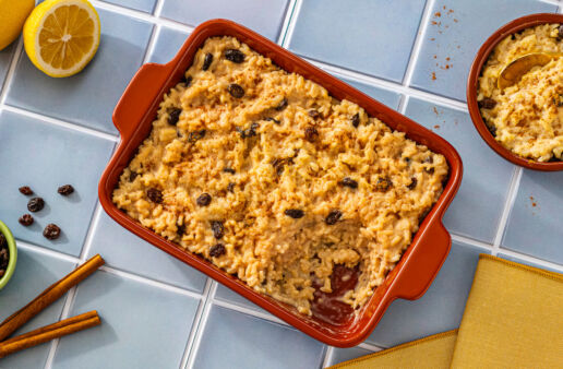 old fashioned baked rice pudding with white rice recipe