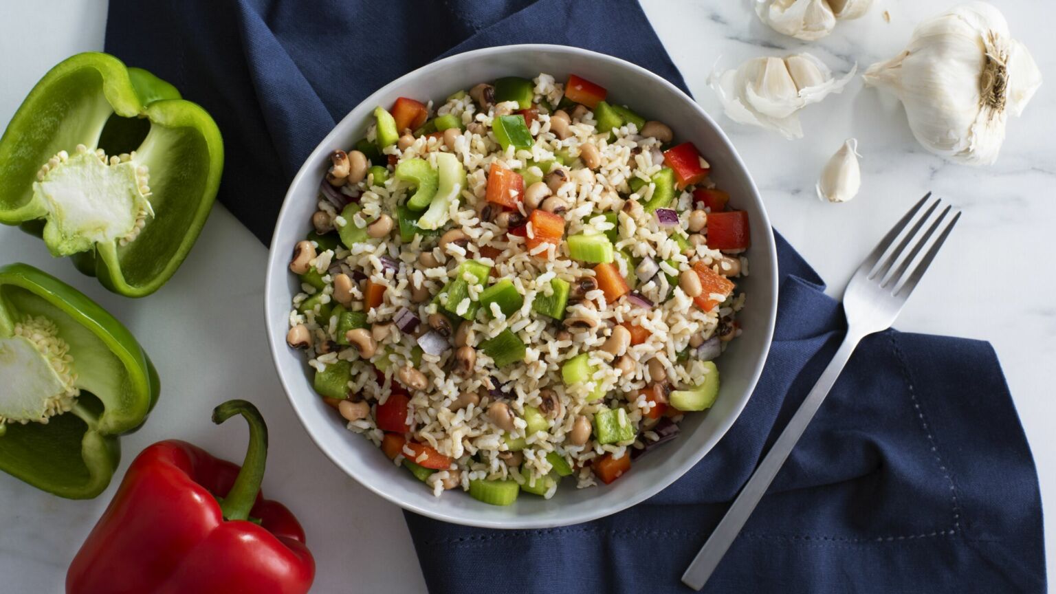 Southern Brown Rice Salad
