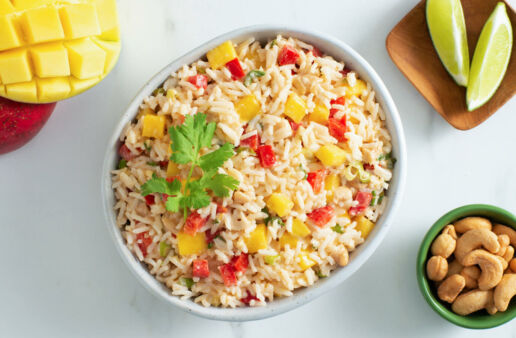 Creamy Mango Coconut Rice